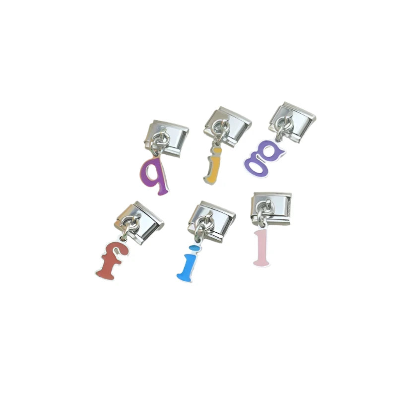 Coloured Letters Silver